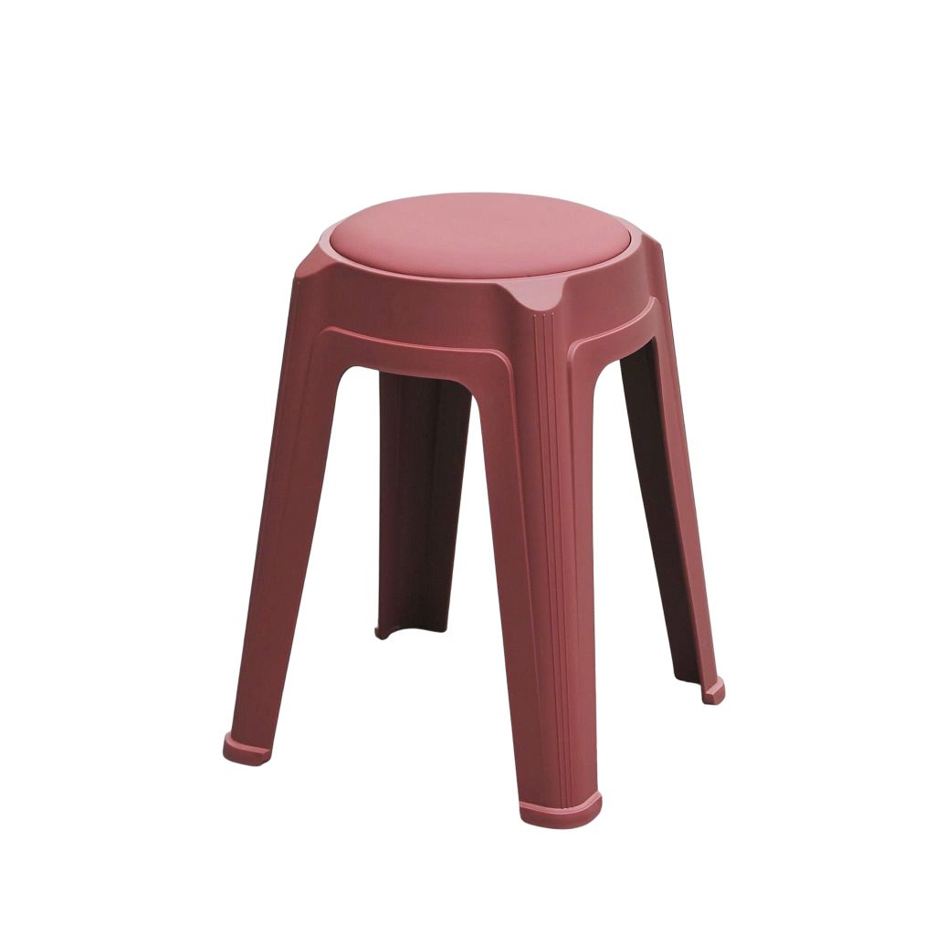 Ghế đôn bọc da tròn