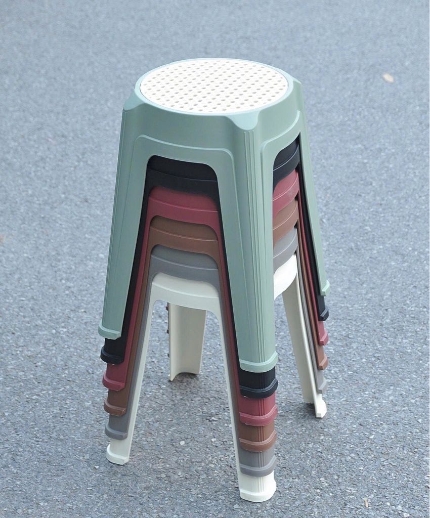 Ghế đôn tròn mặt mây