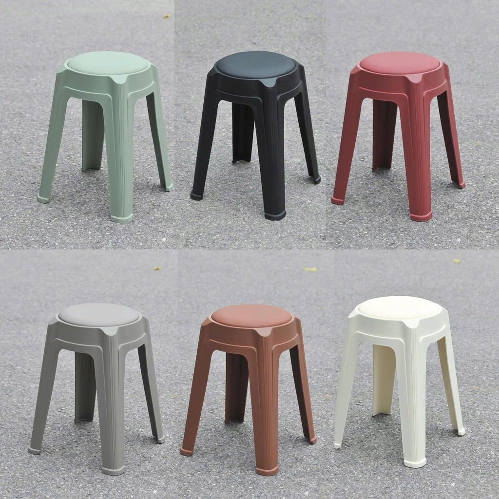 Ghế đôn bọc da tròn