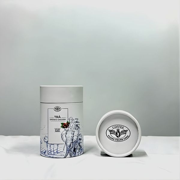 Hộp Giấy Trụ Tròn Đựng Trà Vương Thành Công