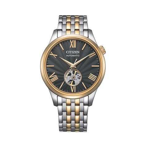 Citizen NH9136-88H 40mm Nam – Đồng Hồ Automatic Citizen Nhật Bản Open Heart Mặt Xám Demi Gold Sapphire