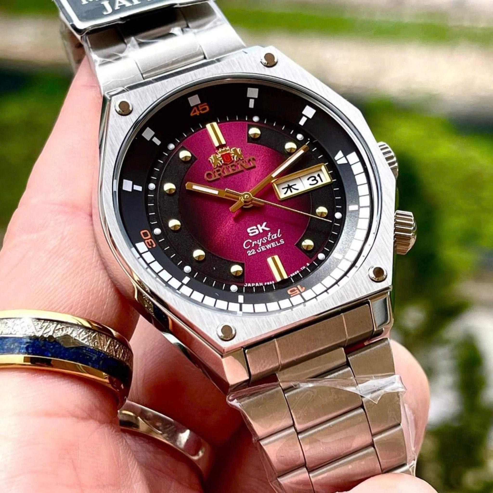 時計 ORIENT SK. RN-AA0B02J MADE IN JAPAN. Orient SK RN-AA0B02J – Huyền thoại SK mặt đỏ, bản nội địa Nhật Made in