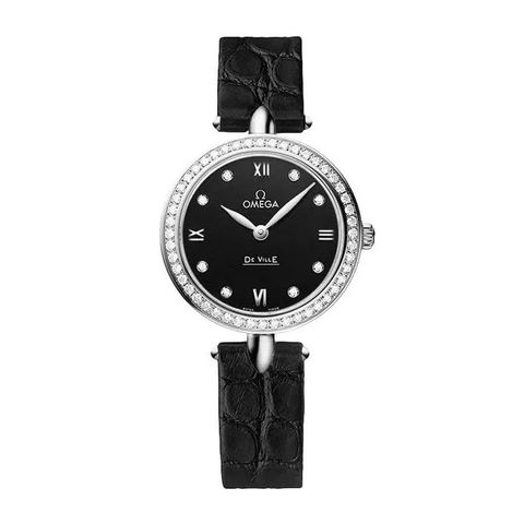 Omega De Ville Prestige 424.18.27.60.51.001 – Vẻ đẹp quý phái với mặt MOP kim cương thiên nhiên like new DH