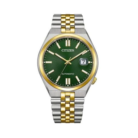 Citizen Tsuyosa Automatic 60H NK0024-54X 40mm Nam – Đồng Hồ Cơ Nhật Bản Mặt Xanh Dây Jubilee