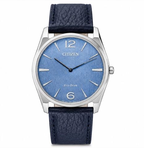 Citizen Eco-Drive Ultra Thin AR3120-08L 39mm Nam – Đồng Hồ Nhật Bản Siêu Mỏng Mặt Xanh Dây Da Sapphire