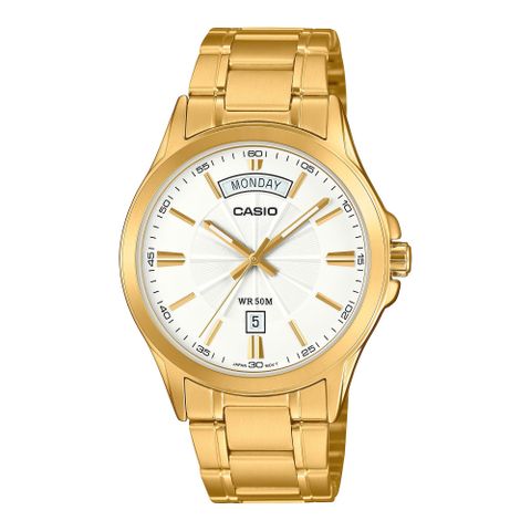 Casio 39.9mm Nam MTP-1381GD-7AVDF