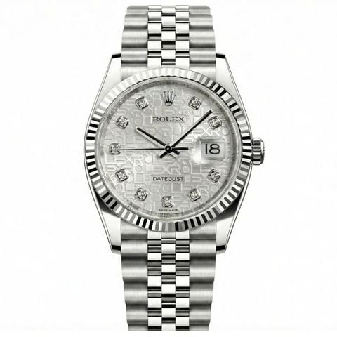 Rolex Datejust 116234 Automatic 36mm Mặt Xà Cừ Kim Cương Date 2016 Like New
