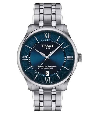 Tissot Chemin Des Tourelles Powermatic 80 T139.807.11.048.00 39mm – Đồng Hồ Automatic Thụy Sĩ Mặt Xanh