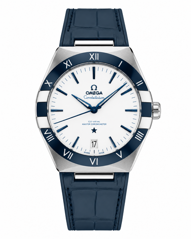 Omega Constellation 131.33.41.21.04.001 | Đồng Hồ Nam Automatic Master Chronometer Mặt Trắng Kim Xanh Like New DT