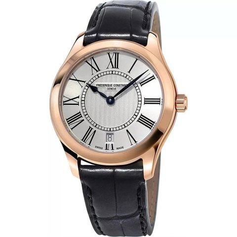 Frederique Constant FC-220MS3B4 – Đồng Hồ Quartz Dress Watch Cổ Điển Rose Gold 36mm