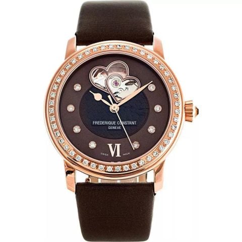 Frederique Constant FC-310CDHB2PD4 – Đồng Hồ Nữ Automatic Double Heart Beat 34mm Cao Cấp