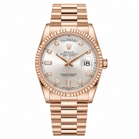 Rolex Day-Date 118235 Vàng Hồng 18K – Biểu Tượng Rolex President Với Mặt Diamond Dial Kim Cương 2007 98% like new