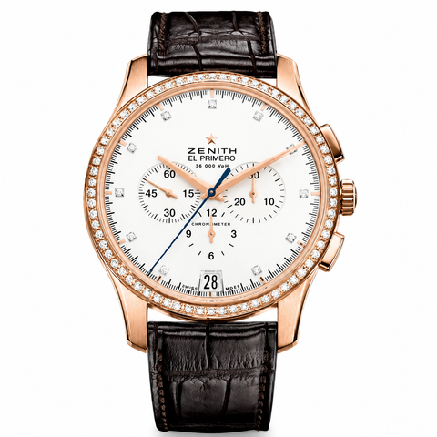 Zenith Captain Diamond 22.2110.400/02.C498 – Đồng Hồ Chronograph Vàng Hồng El Primero