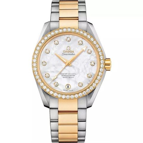 Omega Seamaster Aqua Terra 150M 231.25.39.21.55.002 – Tuyệt phẩm MOP xà cừ kim cương, Demi vàng 18K đẳng cấp New 100% DH