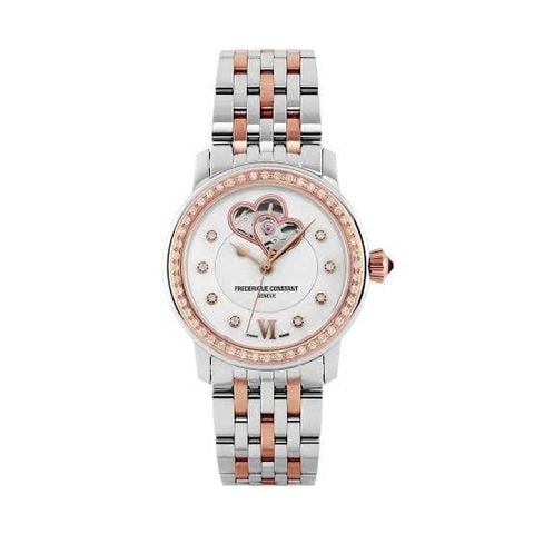 Frederique Constant FC-310WHF2PD2B3 – Đồng Hồ Nữ Automatic Kim Cương Mặt Xà Cừ
