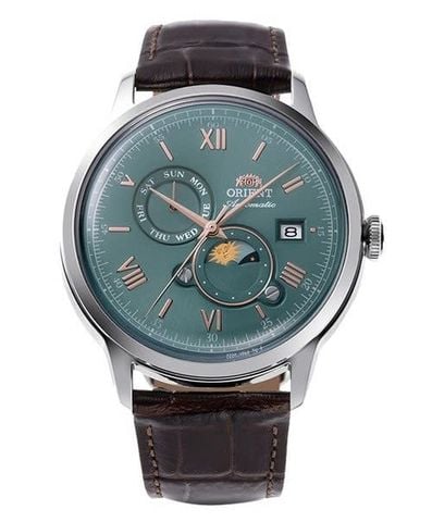 Orient Sun and Moon Gen 7 RA-AK0805E30B Xanh Ngọc 41.5mm – Automatic Japan Chính Hãng