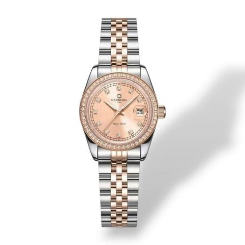 Đồng hồ nữ Carnival 8131L2-CH-NN (32mm) – Automatic thanh lịch, thiết kế cổ điển tinh tế
