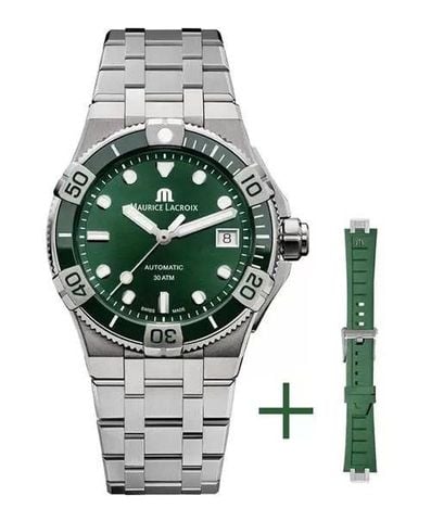 Maurice Lacroix AIKON Venturer Automatic 38mm  Ref: AI6057-SSL50-630-5 – Green Dial – Swiss Made