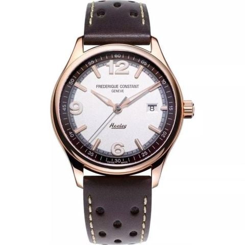 Frederique Constant Healey Limited FC-303HVBR5B4 – Đồng Hồ Cơ Automatic Vintage Mạ Vàng Hồng 40mm