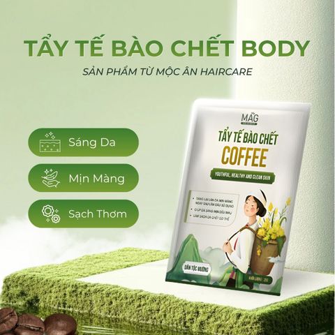 Tẩy Tế Bào Chết Body Hữu Cơ Mộc Ân Group (MAG) & Kem Dưỡng Thể Mộc Ân Dermaglow 20g Dưỡng Da Body