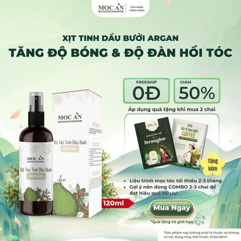 Xịt Dưỡng Tóc Tinh Dầu Bưởi Argan Mộc Ân Haircare 120ml
