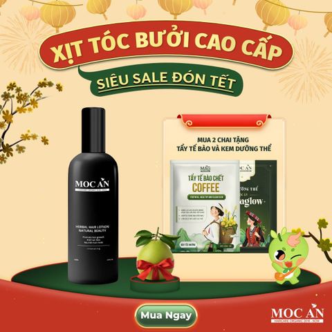 [Dòng Cao Cấp - Mẫu Mới] Xịt Dưỡng Tóc Tinh Dầu Bưởi Da Xanh Mộc Ân Haircare 100ml