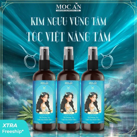 X3BOL120 - Combo 3 Chai Xịt Tinh Dầu Vỏ Bưởi Da Xanh & Tinh Dầu Olive Mộc Ân Haircare 120ml Hỗ Trợ Giảm Rụng, Mọc Tóc Chăm Sóc Tóc