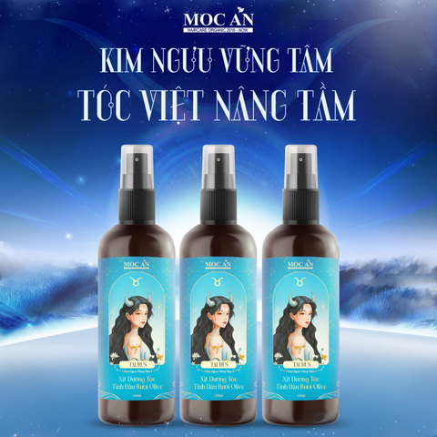 X3BOL120 - Combo 3 Chai Xịt Tinh Dầu Vỏ Bưởi Da Xanh & Tinh Dầu Olive Mộc Ân Haircare 120ml Hỗ Trợ Giảm Rụng, Mọc Tóc Chăm Sóc Tóc