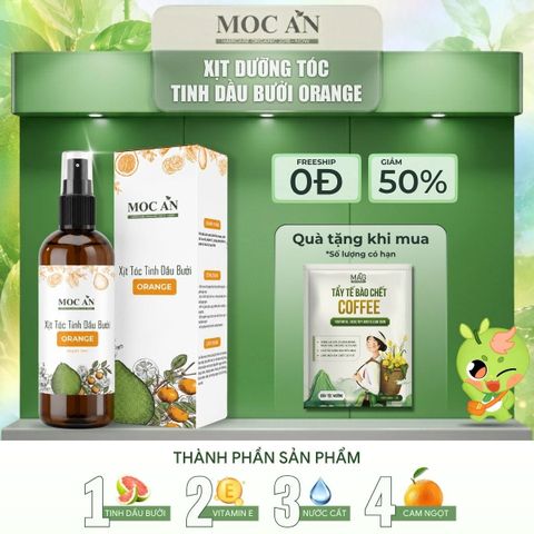 Xịt Dưỡng Tóc Tinh Dầu Bưởi Cam Ngọt ( Orange ) 120ml