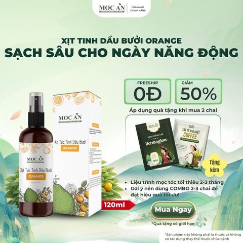 Xịt Dưỡng Tóc Tinh Dầu Bưởi Cam Ngọt ( Orange ) 120ml