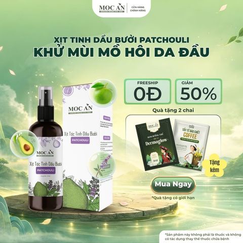 Xịt Dưỡng Tóc Tinh Dầu Bưởi Hoắc Hương (Patchouli) Mộc Ân Haircare 120ml
