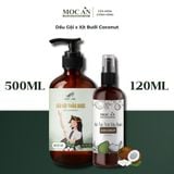  [16 Loại DG Combo Dầu Gội Phủ Bạc Thảo Dược Bồ Kết 500ml &  Xịt Dưỡng Tóc Tinh Dầu Bưởi Mộc Ân Haircare 120ml 