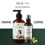  [16 Loại DG Combo Dầu Gội Phủ Bạc Thảo Dược Bồ Kết 500ml &  Xịt Dưỡng Tóc Tinh Dầu Bưởi Mộc Ân Haircare 120ml 