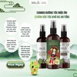 Combo Xịt Dưỡng Tóc Bưởi Mộc Ân Haircare – Argan & Dầu Dừa | Hỗ Trợ Chăm Sóc Tóc Khô Xơ, Dễ Rối