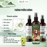 Combo Xịt Dưỡng Tóc Bưởi Mộc Ân Haircare – Argan & Dầu Dừa | Hỗ Trợ Chăm Sóc Tóc Khô Xơ, Dễ Rối