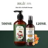  [16 Loại DG Combo Dầu Gội Phủ Bạc Thảo Dược Bồ Kết 500ml &  Xịt Dưỡng Tóc Tinh Dầu Bưởi Mộc Ân Haircare 120ml 