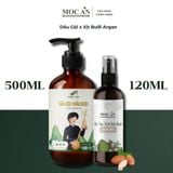  [16 Loại DG Combo Dầu Gội Phủ Bạc Thảo Dược Bồ Kết 500ml &  Xịt Dưỡng Tóc Tinh Dầu Bưởi Mộc Ân Haircare 120ml 
