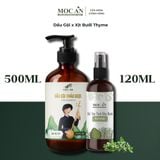  [16 Loại DG Combo Dầu Gội Phủ Bạc Thảo Dược Bồ Kết 500ml &  Xịt Dưỡng Tóc Tinh Dầu Bưởi Mộc Ân Haircare 120ml 