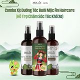 Combo Xịt Dưỡng Tóc Bưởi Mộc Ân Haircare – Argan & Dầu Dừa | Hỗ Trợ Chăm Sóc Tóc Khô Xơ, Dễ Rối