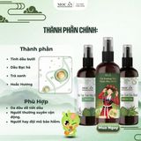 Combo Xịt Bưởi Mộc Ân Haircare - Tinh Chất Bạc Hà, Trà Xanh | Hỗ Trợ Kiềm Dầu & Sạch Thoáng Da Đầu
