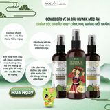 Combo Xịt Bưởi Mộc Ân Haircare  - Tinh Dầu Quýt & Gỗ Tuyết Tùng | Hỗ Trợ Tóc Chắc Khỏe, Giảm Ngứa, Dịu Nhẹ Cho Da Đầu