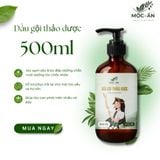  [CB01] Combo Dầu Gội Phủ Bạc Thảo Dược Bồ Kết 500ml & Dầu Xả Bưởi Dừa Non 300ml Mộc Ân Haircare 