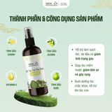 X3BLE120 - Combo 3 Chai Xịt Tinh Dầu Vỏ Bưởi Da Xanh & Tinh Dầu Chanh Tươi Mộc Ân Haircare 120ml Hỗ Trợ Giảm Rụng, Mọc Tóc Chăm Sóc Tóc