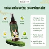 X3BT120M - Combo 3 Chai Xịt Tinh Dầu Vỏ Bưởi Da Xanh Mộc Ân Haircare 120ml