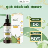 Xịt Dưỡng Tóc Tinh Dầu Bưởi Vỏ Quýt (Mandarin) 120ml Mộc Ân Haircare