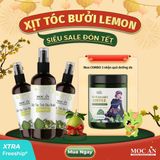 [17 loại] Combo 3 Chai Xịt Dưỡng Tóc Tinh Dầu Bưởi Mộc Ân Haircare 120ml - Hỗ Trợ Giảm Rụng & Chăm Sóc Tóc