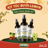 X3BLE120 - Combo 3 Chai Xịt Tinh Dầu Vỏ Bưởi Da Xanh & Tinh Dầu Chanh Tươi Mộc Ân Haircare 120ml Hỗ Trợ Giảm Rụng, Mọc Tóc Chăm Sóc Tóc