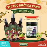 X3BT120M - Combo 3 Chai Xịt Tinh Dầu Vỏ Bưởi Da Xanh Mộc Ân Haircare 120ml