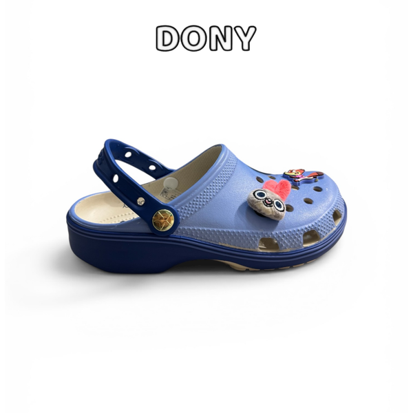  Dép Sục Zootopia Nhựa Êm Mềm, Dép Kiểu Dáng Thời Trang Đã Kèm Charm 