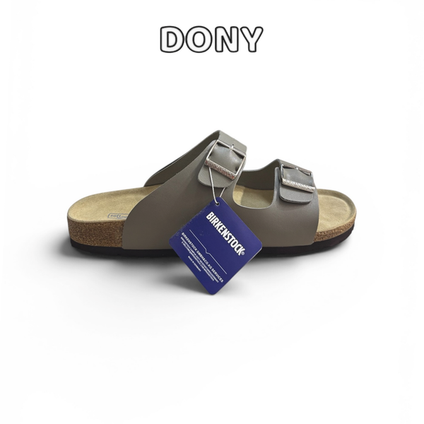  Dép Nam Nữ Quai ngang da lộn đế trấu có khóa 